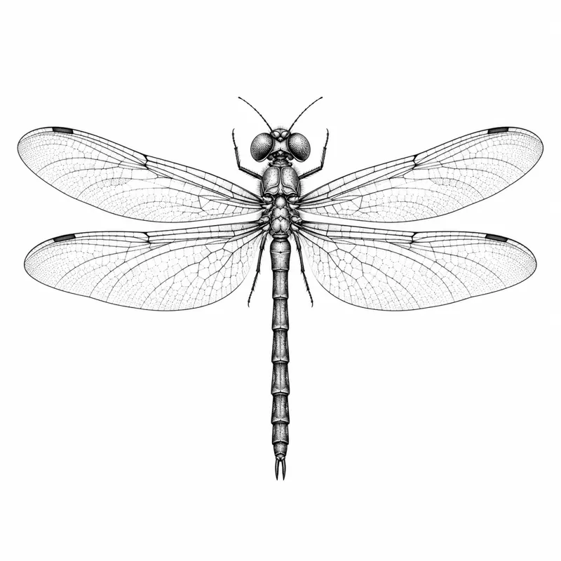 Dragonfly tattoo design