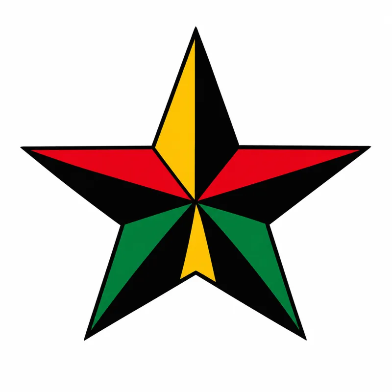 Nautical star tattoo design