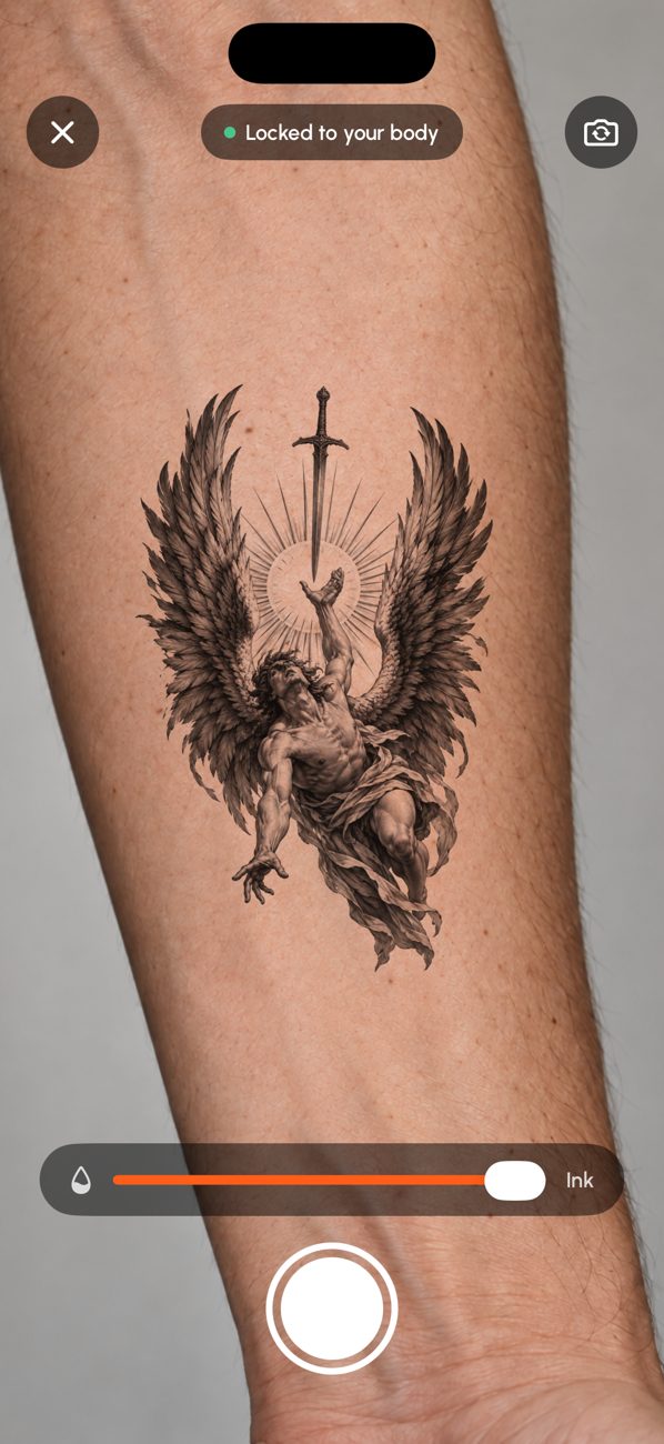 Virtual tattoo try-on